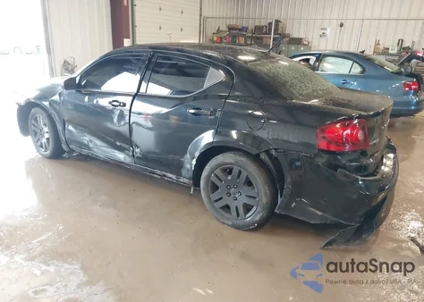 2013 Dodge Avenger Se из США, поврежденный, VIN 1C3CDZAB3DN623101